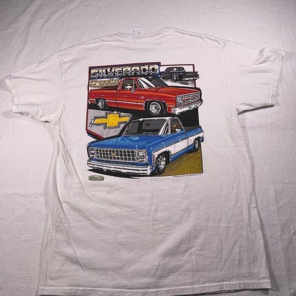 Silverado pick up Tee shirt 1973-87  Adult size Med - Picture 6 of 7
